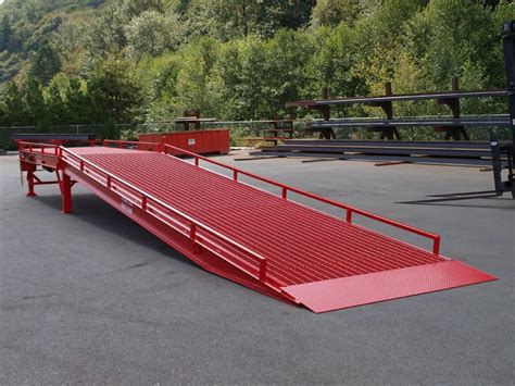 how to fabricate metal free standing fork lift ramp|portable ramps for forklifts.